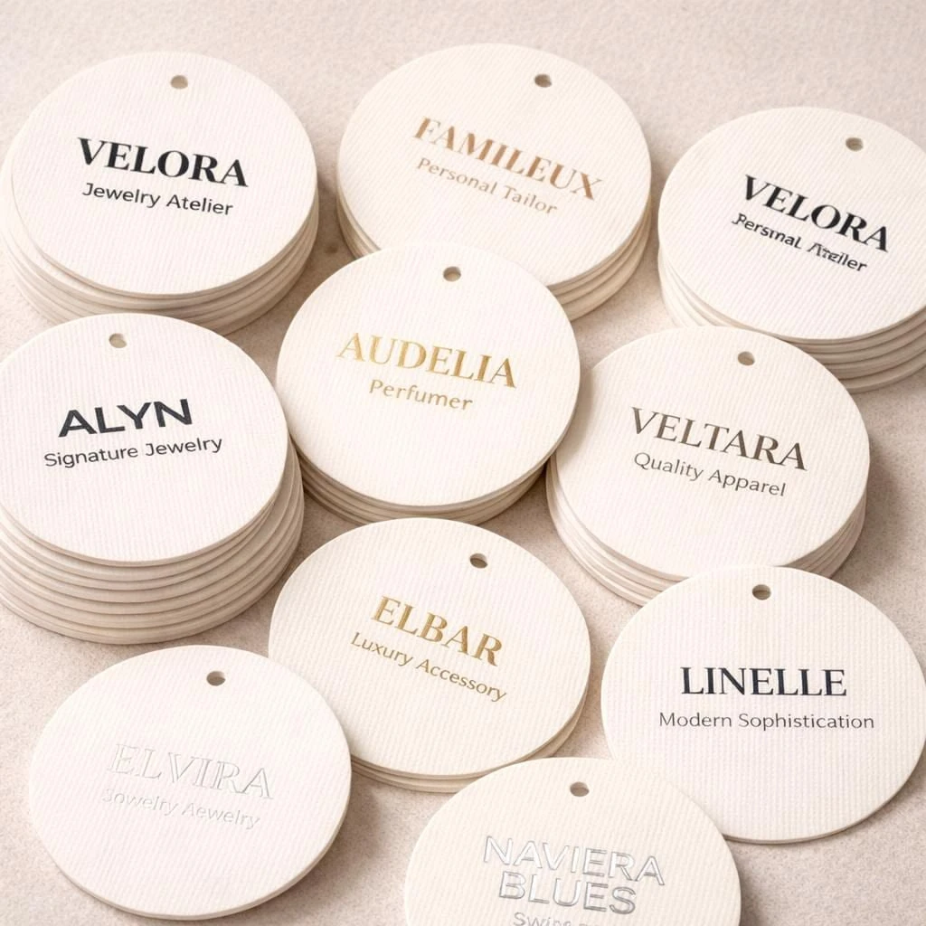 Premium Custom Foil Tags for Elegant Product Labeling
