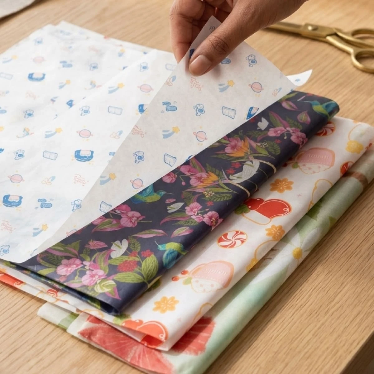 Premium Custom Printed Tissue Paper for Business Identity